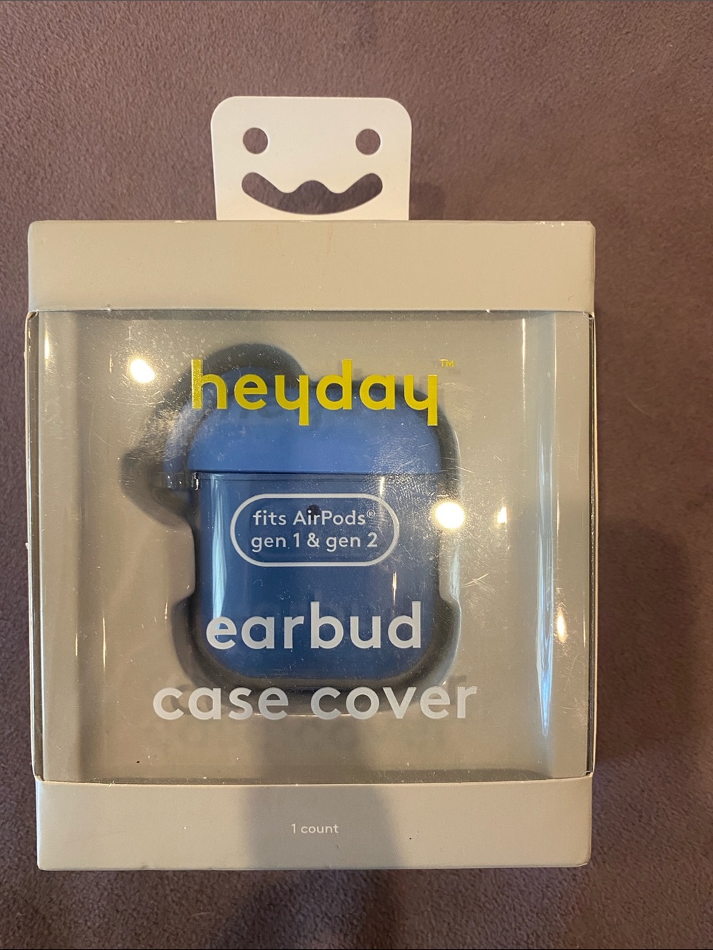 New heyday Blue Earbud Case Cover for AirPods Gen 1 & Gen 2 (Blue)